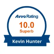 Avvo Rating 10.0 Superb Kevin Hunter